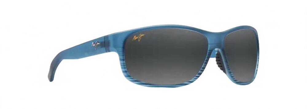 NEW MAUI JIM unisex - kaiwi channel sunglasses in blue black stripe/neutral gra